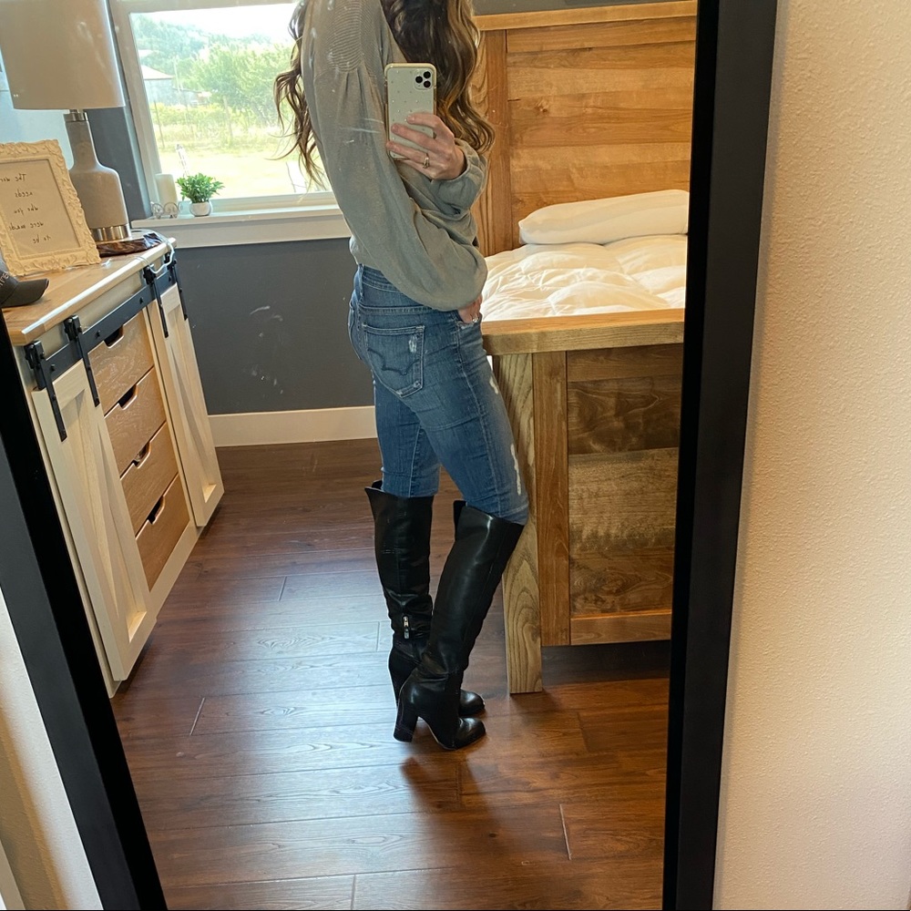 Sam Edelman Thigh High Leather Boots
